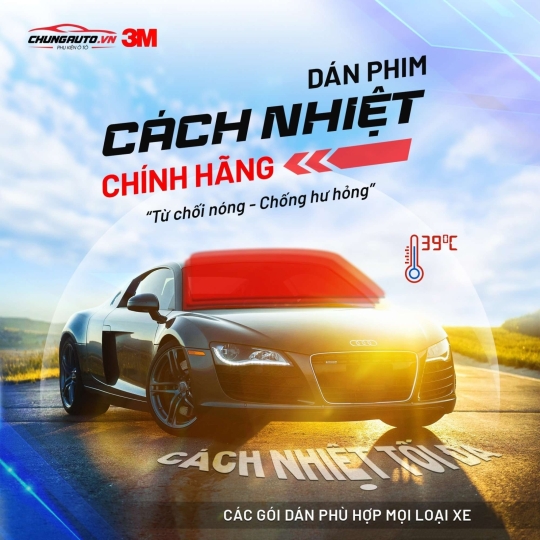 DÁN PHIM CÁCH NHIỆT 3M